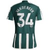 Maglia Manchester United Van De Beek 34 Trasferta Divisa 2023-24